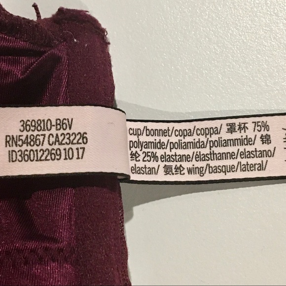 Victoria‘s Secret Maroon Lace Bralette - Picture 7 of 15